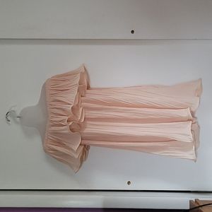 Pink off the shoulder dress